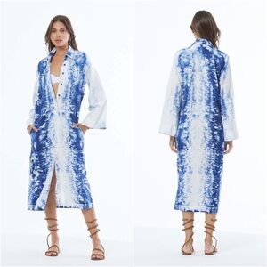 Young Fabulous & Broke Pebble Beach Dress in Cobalt Feather Wash